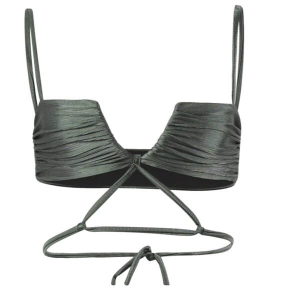 Divino Seas Eleanor Dark Green Top and Bottom XS NWT - Picture 2 of 5